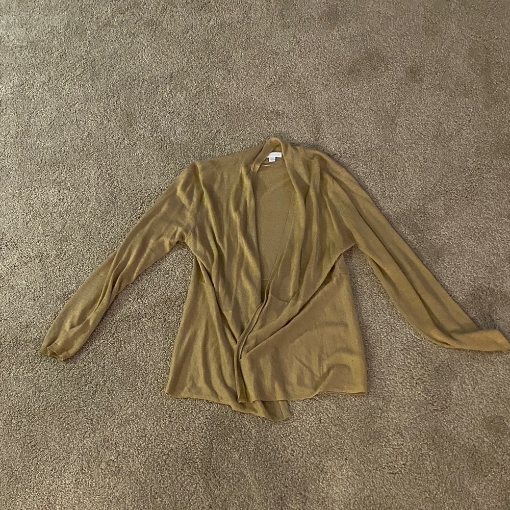 Charter Club Gold Cardigan Sweater